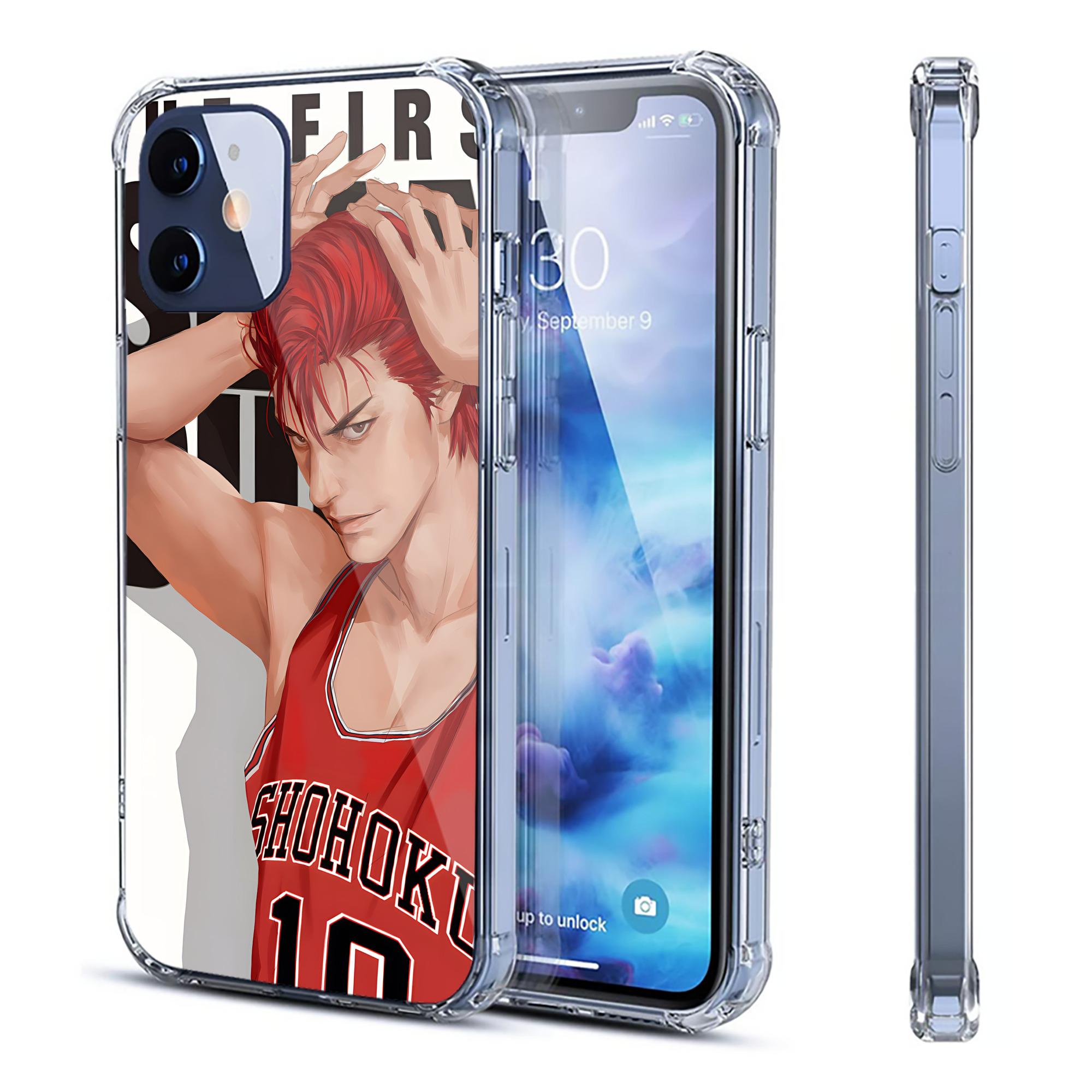 （画像用） SLAM DUNK／スラムダンク 【iPhone 12シリーズ対応】透明スマホケース（クリアソフトケース）